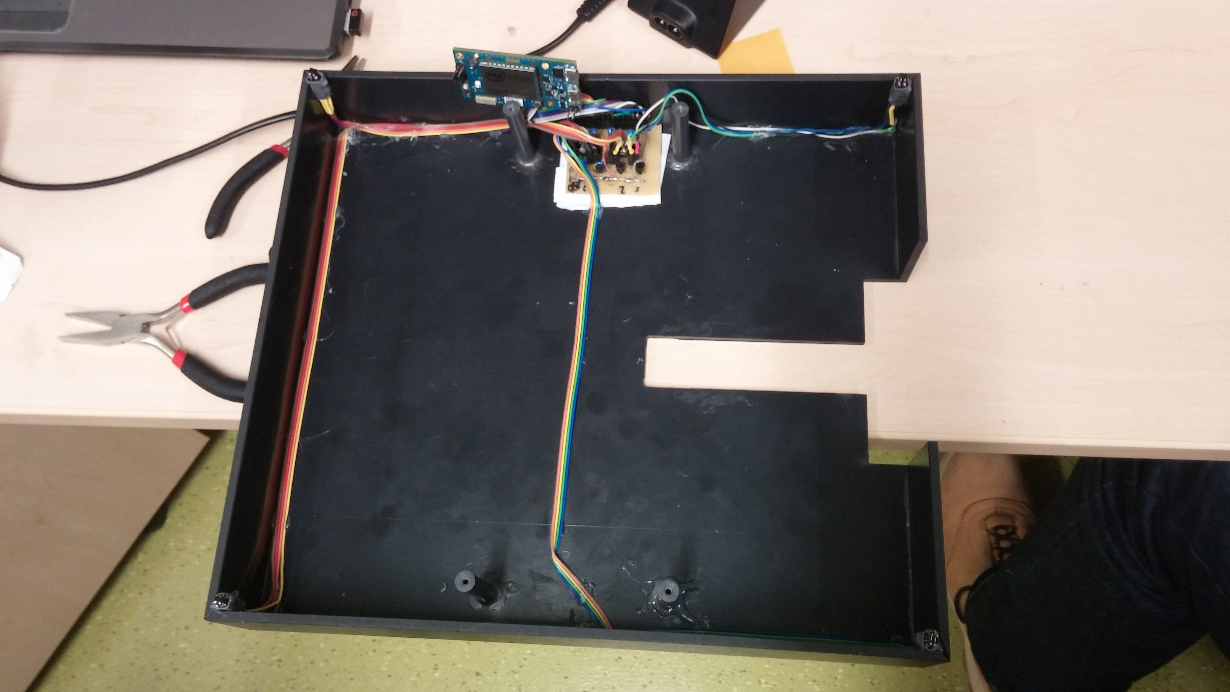 The case after integrating all the hardware